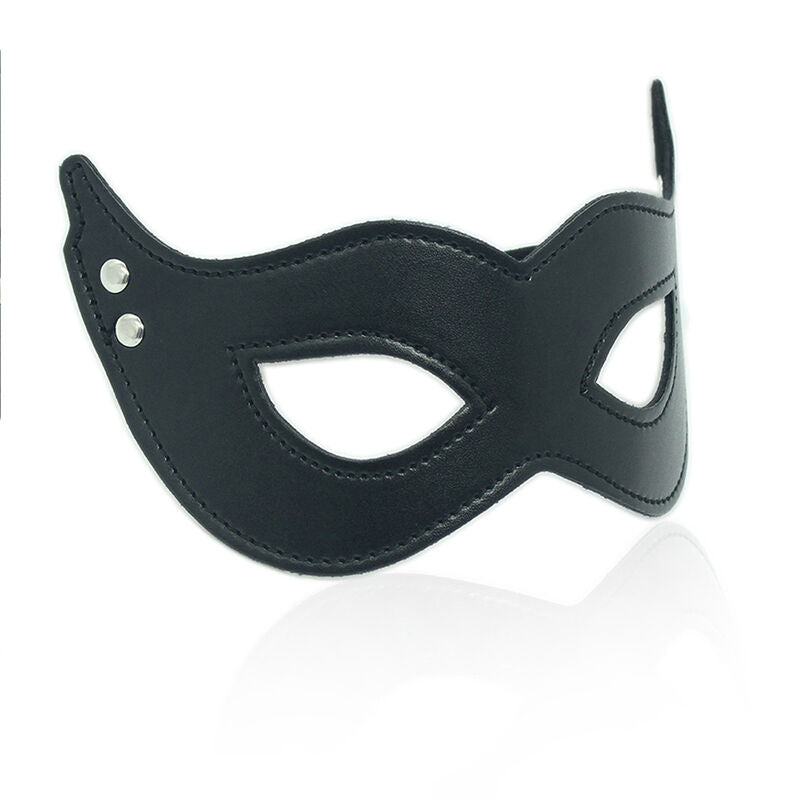 Ohmama Fetish Pu Mask With Clamps | Niks.fi verkkokauppa