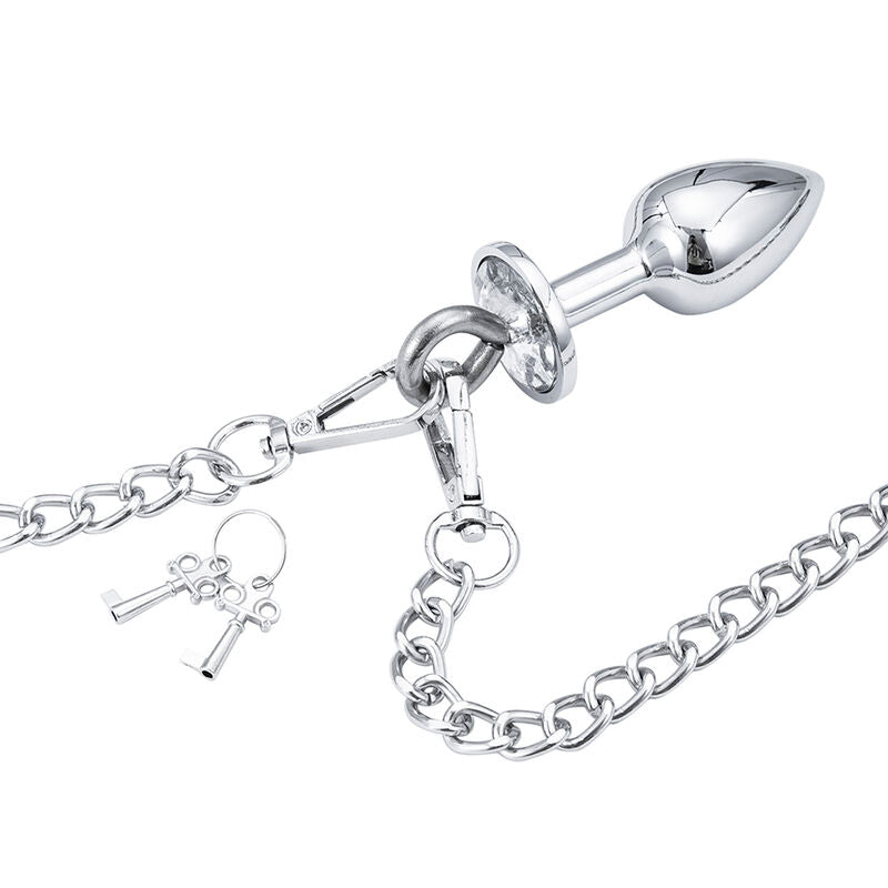 Ohmama Fetish Handcuffs With Metal And Plug | Niks.fi verkkokauppa