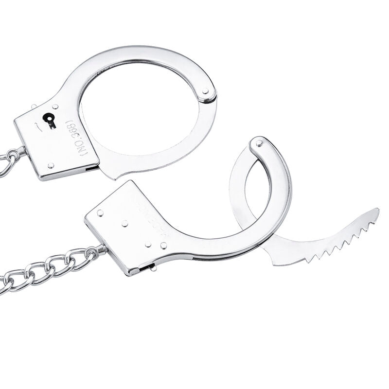 Ohmama Fetish Handcuffs With Metal And Plug | Niks.fi verkkokauppa