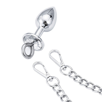 Ohmama Fetish Handcuffs With Metal And Plug | Niks.fi verkkokauppa