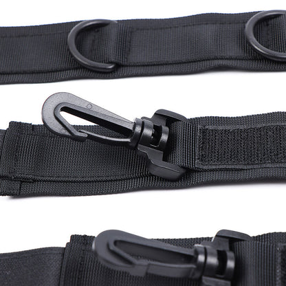 Ohmama Fetish Nylon Handcuffs And Collar | Niks.fi verkkokauppa
