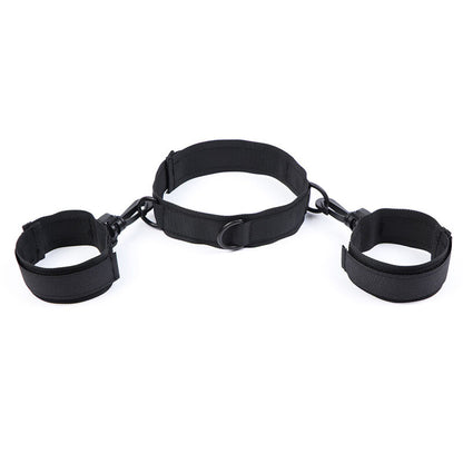 Ohmama Fetish Nylon Handcuffs And Collar | Niks.fi verkkokauppa