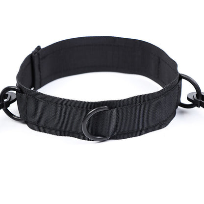 Ohmama Fetish Nylon Handcuffs And Collar | Niks.fi verkkokauppa