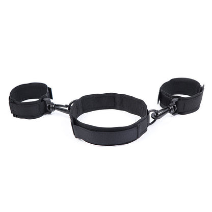 Ohmama Fetish Nylon Handcuffs And Collar | Niks.fi verkkokauppa