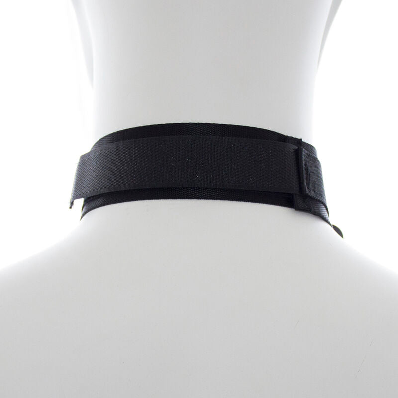 Ohmama Fetish Nylon Handcuffs And Collar | Niks.fi verkkokauppa