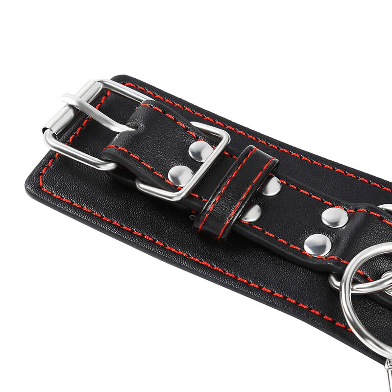 Ohmama Fetish Heart Inlaid Handcuffs | Niks.fi verkkokauppa