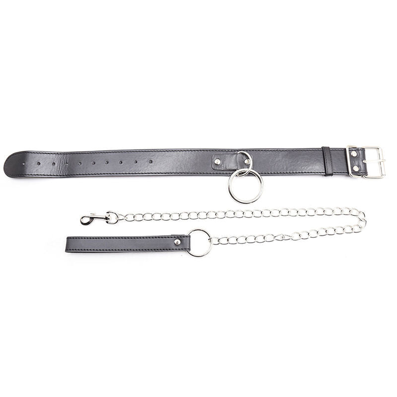 Ohmama Fetish Submission Collar With Leash | Niks.fi verkkokauppa