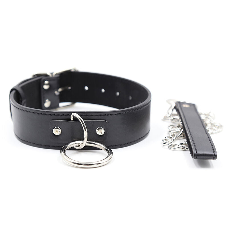 Ohmama Fetish Submission Collar With Leash | Niks.fi verkkokauppa