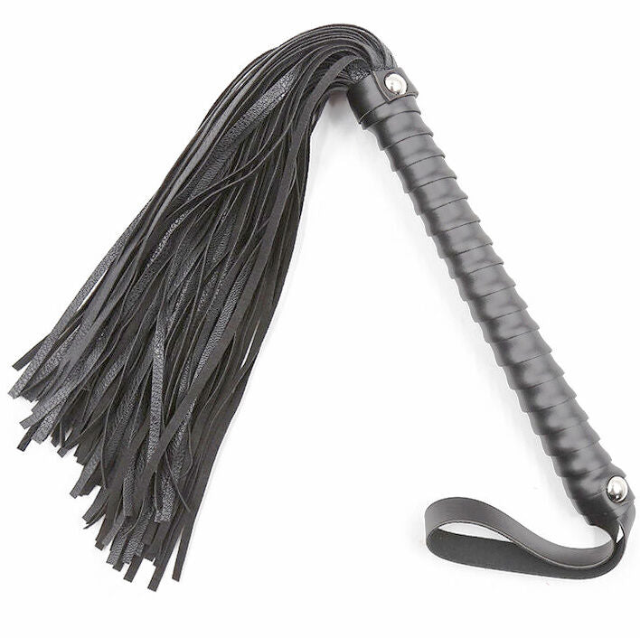Ohmama Fetish Textured Handle Whip | Niks.fi verkkokauppa