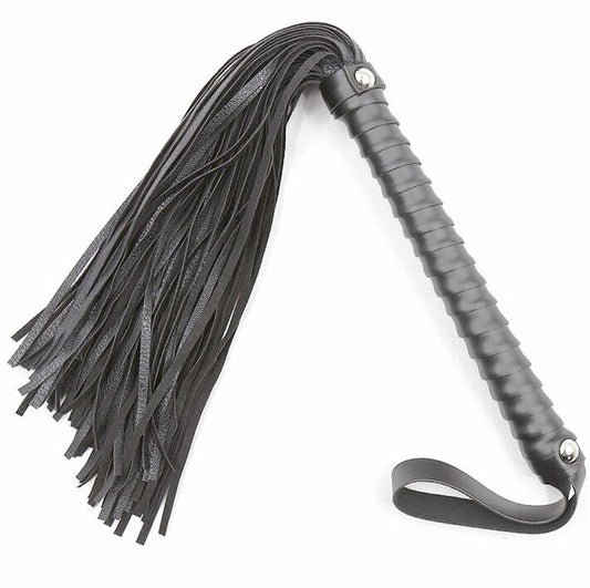 Ohmama Fetish Textured Handle Whip | Niks.fi verkkokauppa