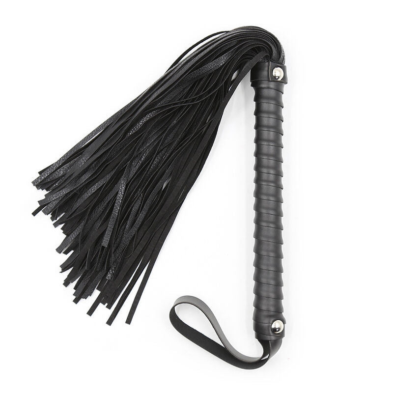 Ohmama Fetish Textured Handle Whip | Niks.fi verkkokauppa