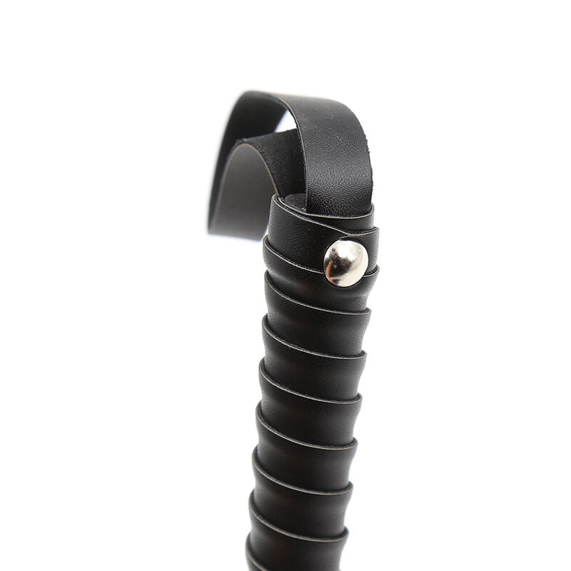 Ohmama Fetish Textured Handle Whip | Niks.fi verkkokauppa