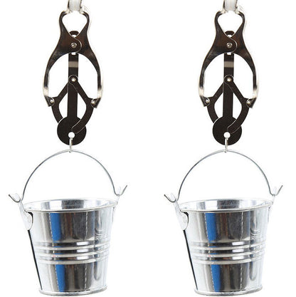 Ohmama Fetish Nipple Clamps With Buckets | Niks.fi verkkokauppa