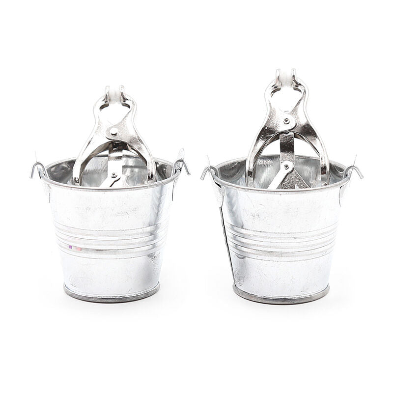 Ohmama Fetish Nipple Clamps With Buckets | Niks.fi verkkokauppa