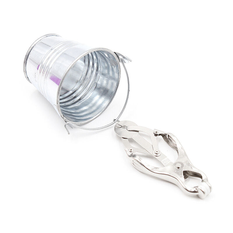 Ohmama Fetish Nipple Clamps With Buckets | Niks.fi verkkokauppa