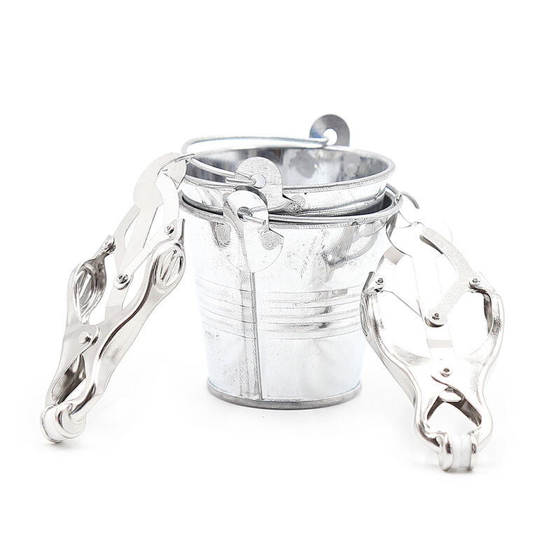 Ohmama Fetish Nipple Clamps With Buckets | Niks.fi verkkokauppa