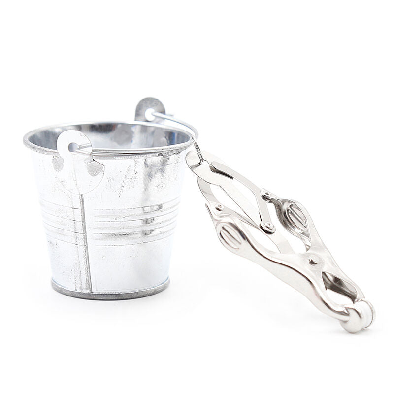 Ohmama Fetish Nipple Clamps With Buckets | Niks.fi verkkokauppa