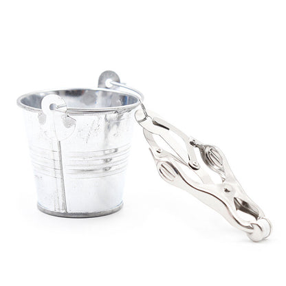Ohmama Fetish Nipple Clamps With Buckets | Niks.fi verkkokauppa