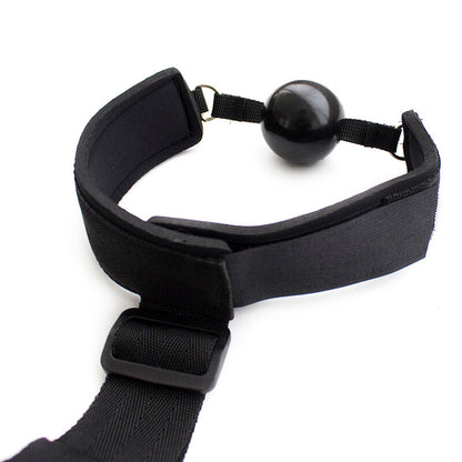 Ohmama Fetish Fetish Neoprene Gag With Hand Cuffs | Niks.fi verkkokauppa