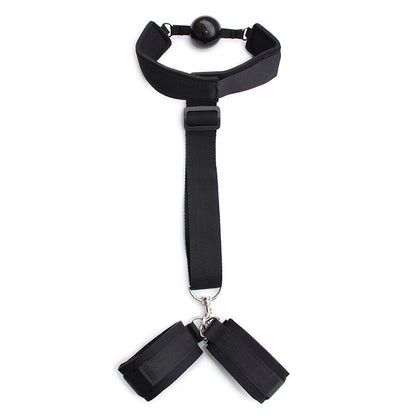 Ohmama Fetish Fetish Neoprene Gag With Hand Cuffs | Niks.fi verkkokauppa