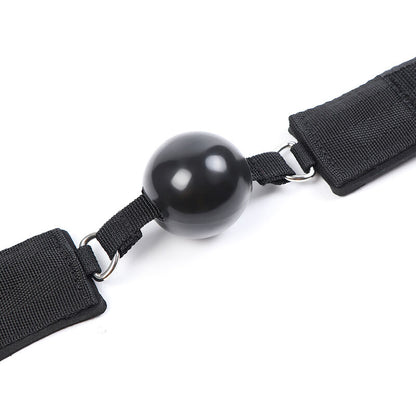 Ohmama Fetish Fetish Neoprene Gag With Hand Cuffs | Niks.fi verkkokauppa