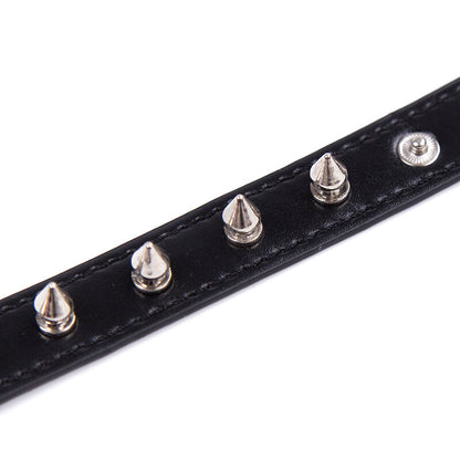 Ohmama Fetish Spikes Punk Collar | Niks.fi verkkokauppa