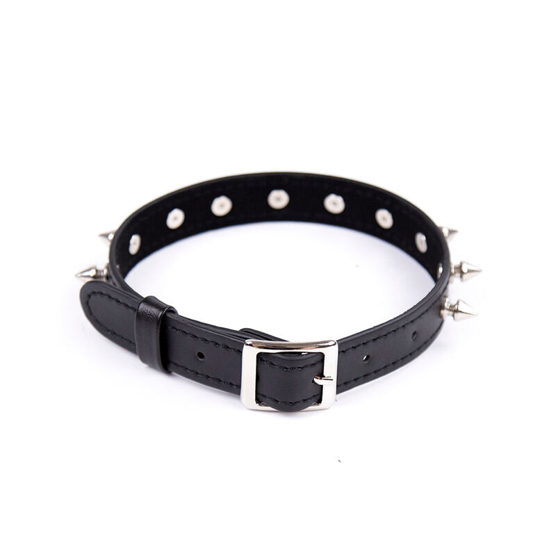 Ohmama Fetish Collar Spikes Punk Collar | Niks.fi verkkokauppa
