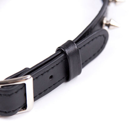 Ohmama Fetish Collar Spikes Punk Collar | Niks.fi verkkokauppa