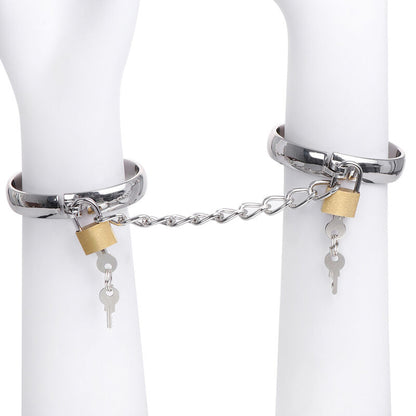 Ohmama Fetish Metal Hands Cuffs | Niks.fi verkkokauppa