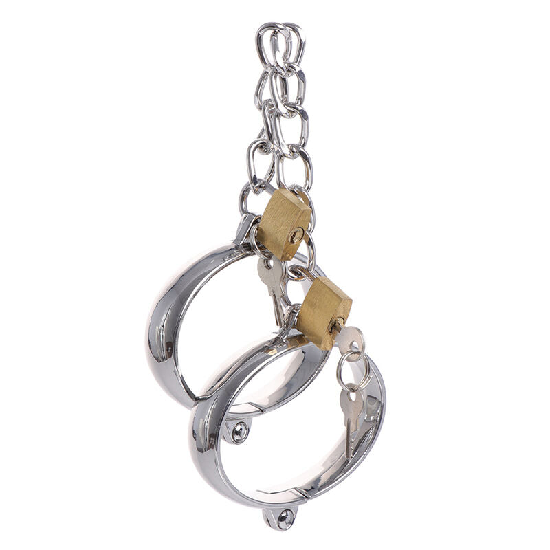 Ohmama Fetish Metal Hands Cuffs | Niks.fi verkkokauppa