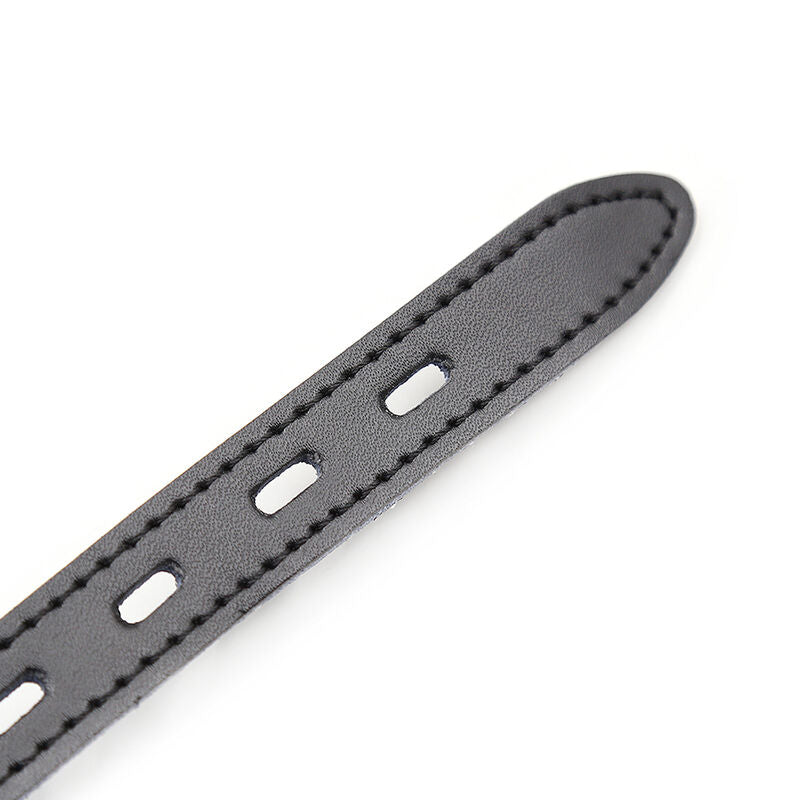 Ohmama Fetish Silicone Ball Gag With Leather Belt | Niks.fi verkkokauppa
