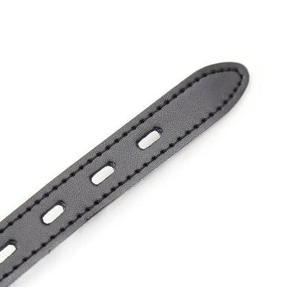 Ohmama Fetish Silicone Ball Gag With Leather Belt | Niks.fi verkkokauppa