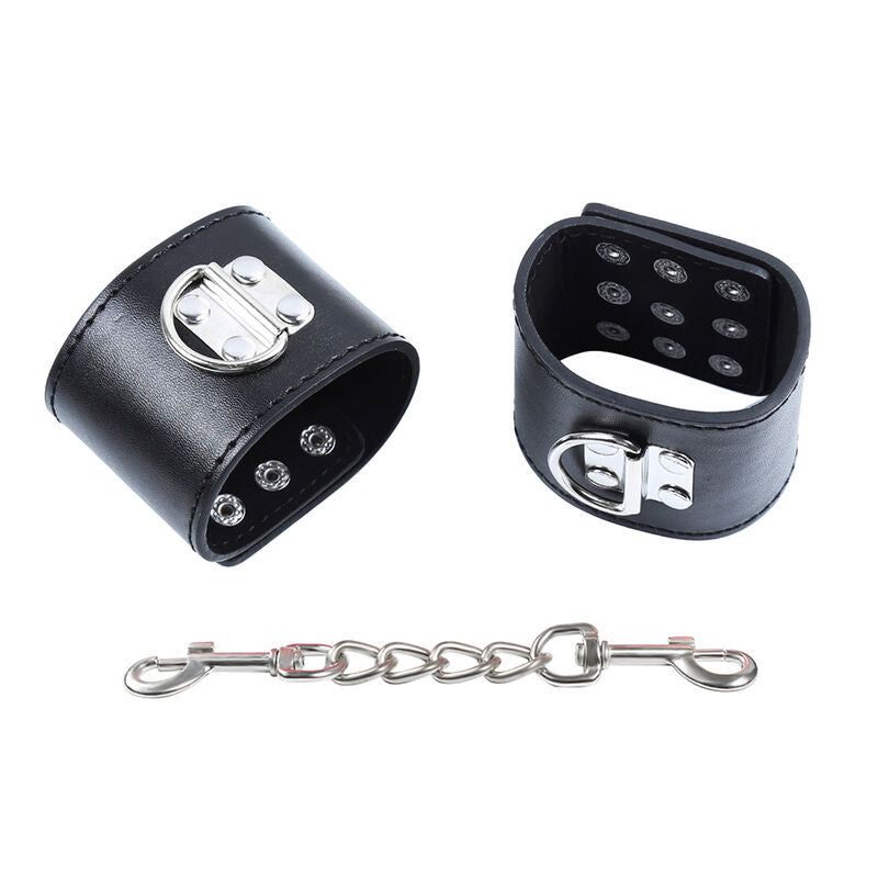 Ohmama Fetish Wrist Restraints Snap Fasten Metal | Niks.fi verkkokauppa