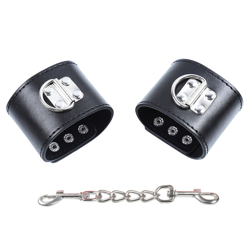 Ohmama Fetish Wrist Restraints Snap Fasten Metal | Niks.fi verkkokauppa