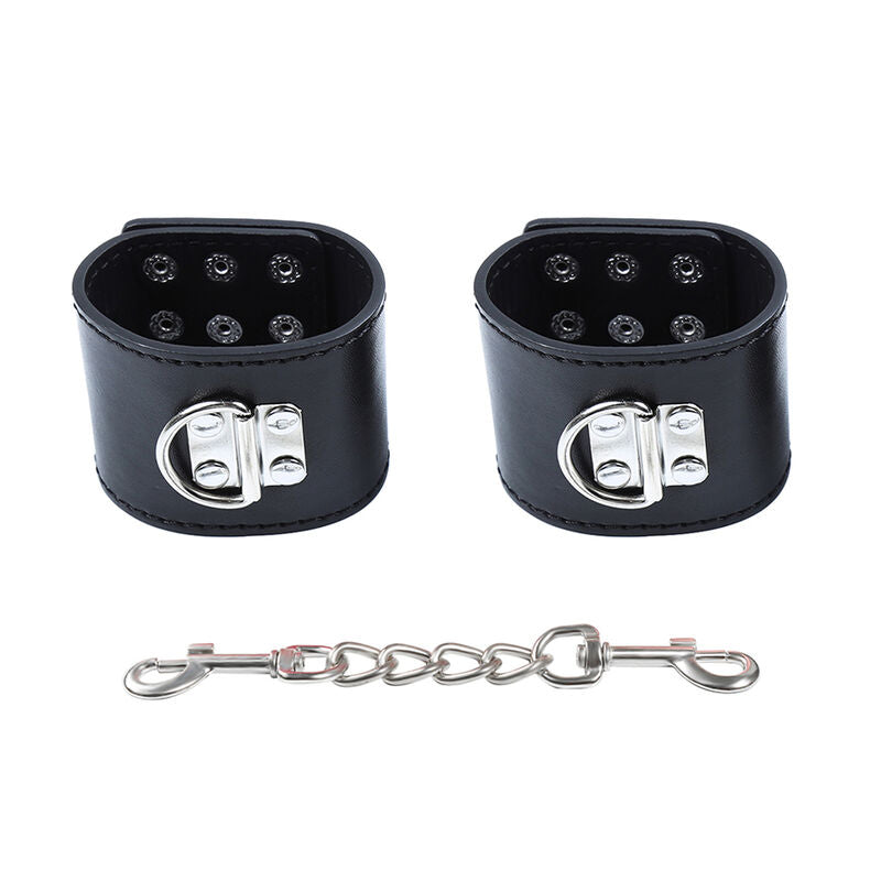 Ohmama Fetish Wrist Restraints Snap Fasten Metal | Niks.fi verkkokauppa