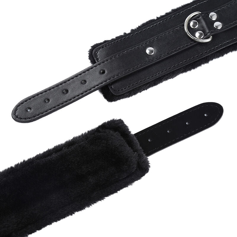 Ohmama Fetish Fur Lined Wrist Restraints | Niks.fi verkkokauppa