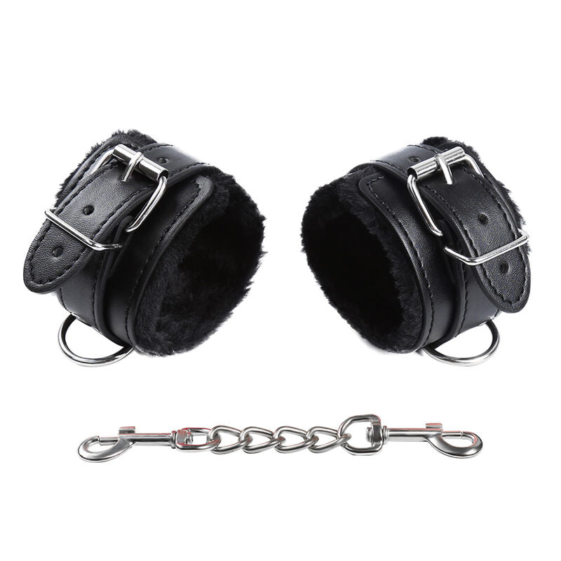 Ohmama Fetish Fur Lined Wrist Restraints | Niks.fi verkkokauppa