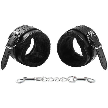 Ohmama Fetish Premium Fur Lined Wrist Restraints | Niks.fi verkkokauppa