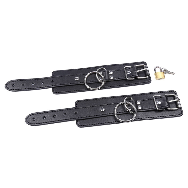 Ohmama Fetish O-Ring Locked Wrist Restraints | Niks.fi verkkokauppa