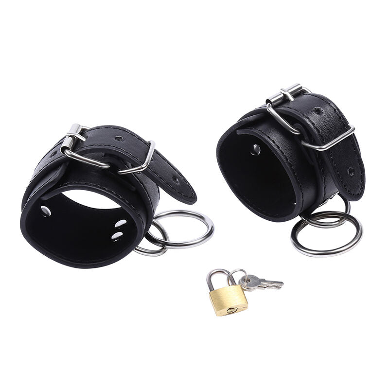 Ohmama Fetish O-Ring Locked Wrist Restraints | Niks.fi verkkokauppa