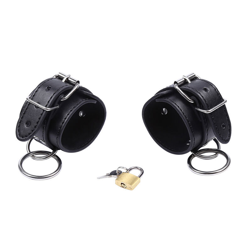 Ohmama Fetish O-Ring Locked Wrist Restraints | Niks.fi verkkokauppa