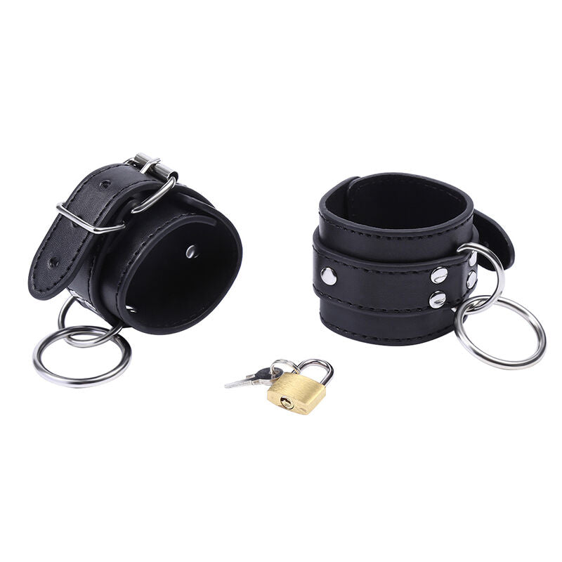 Ohmama Fetish O-Ring Locked Wrist Restraints | Niks.fi verkkokauppa