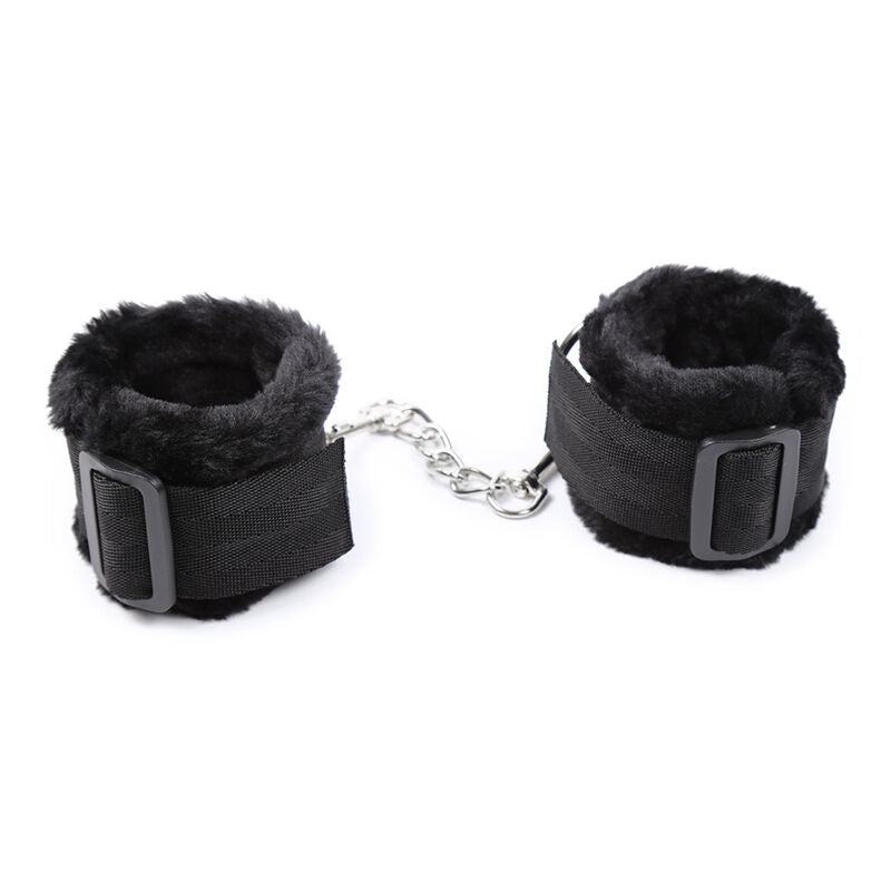 Ohmama Fetish Furry Lined Wrist Restraints | Niks.fi verkkokauppa
