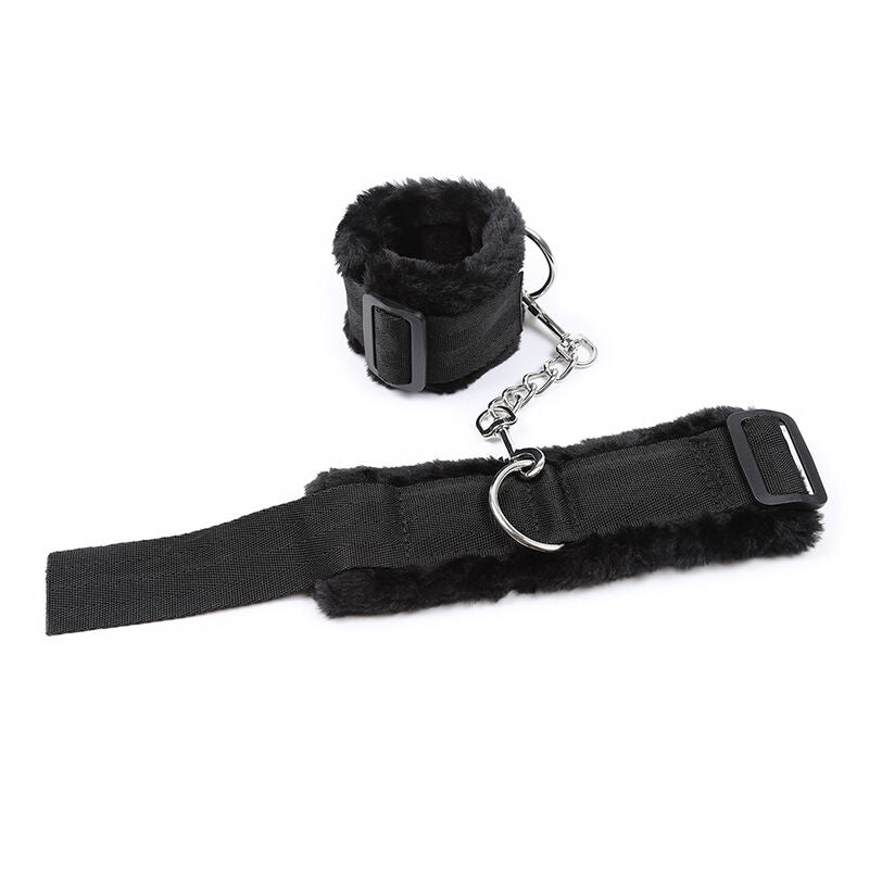 Ohmama Fetish Furry Lined Wrist Restraints | Niks.fi verkkokauppa