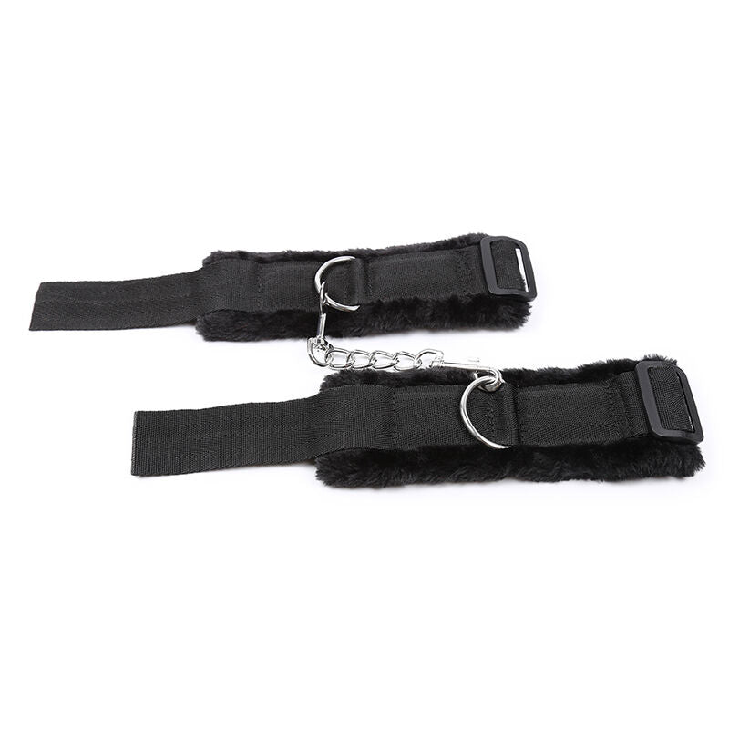 Ohmama Fetish Furry Lined Wrist Restraints | Niks.fi verkkokauppa