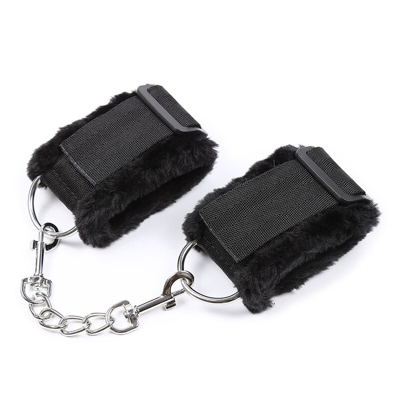 Ohmama Fetish Furry Lined Wrist Restraints | Niks.fi verkkokauppa