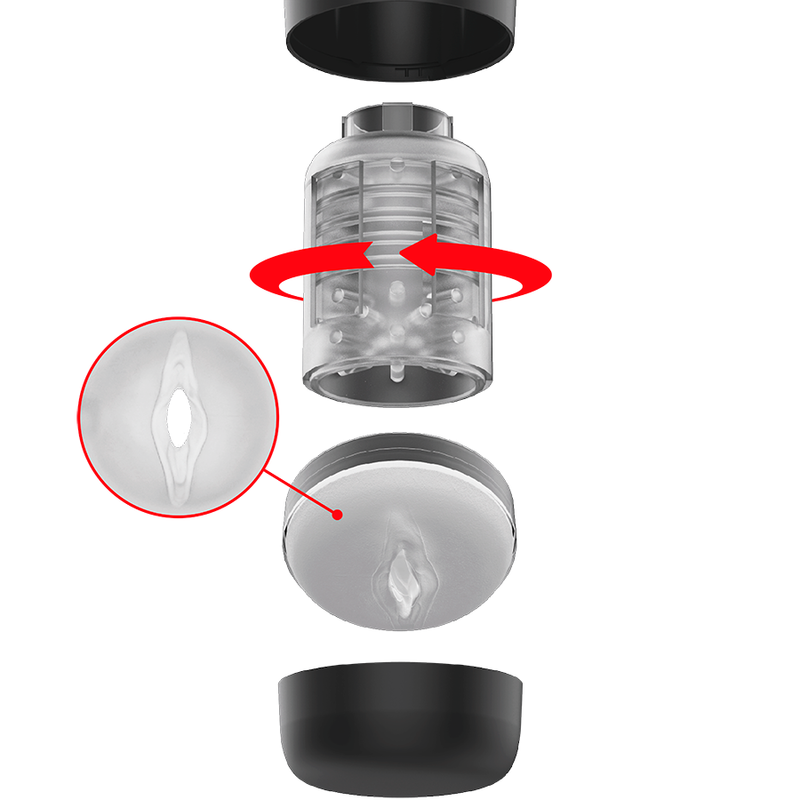 Jamyjob Tornado 360 Rotate Tech Stroker | Niks.fi verkkokauppa