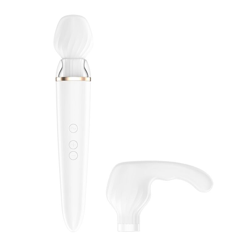 Satisfyer Double Wand-Er App White | Niks.fi verkkokauppa