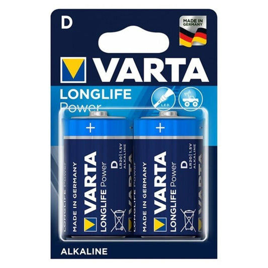 Varta Longlife Power Alkaline Battery D Lr20 2 Unit | Niks.fi verkkokauppa