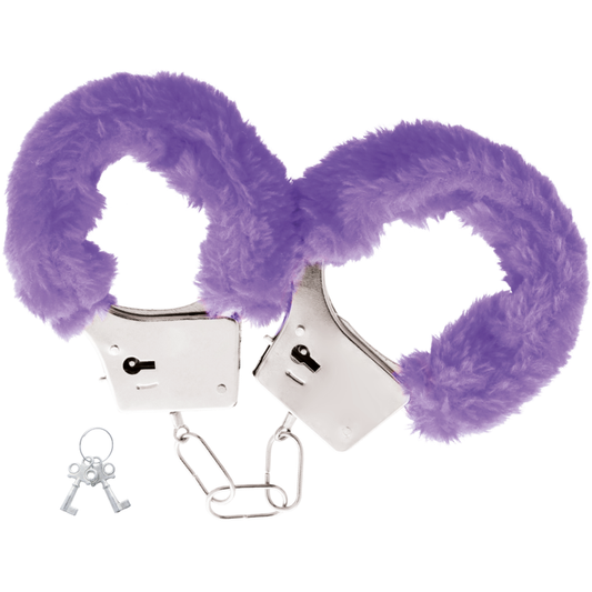 Ohmama Fetish Flurry Metal Cuffs Purple | Niks.fi verkkokauppa